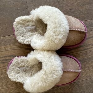 UGG Cozy Kids' Slippers with Faux Fur Lining